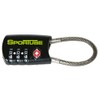 Sportube TSA Combination Padlock Travel Accessory - Black