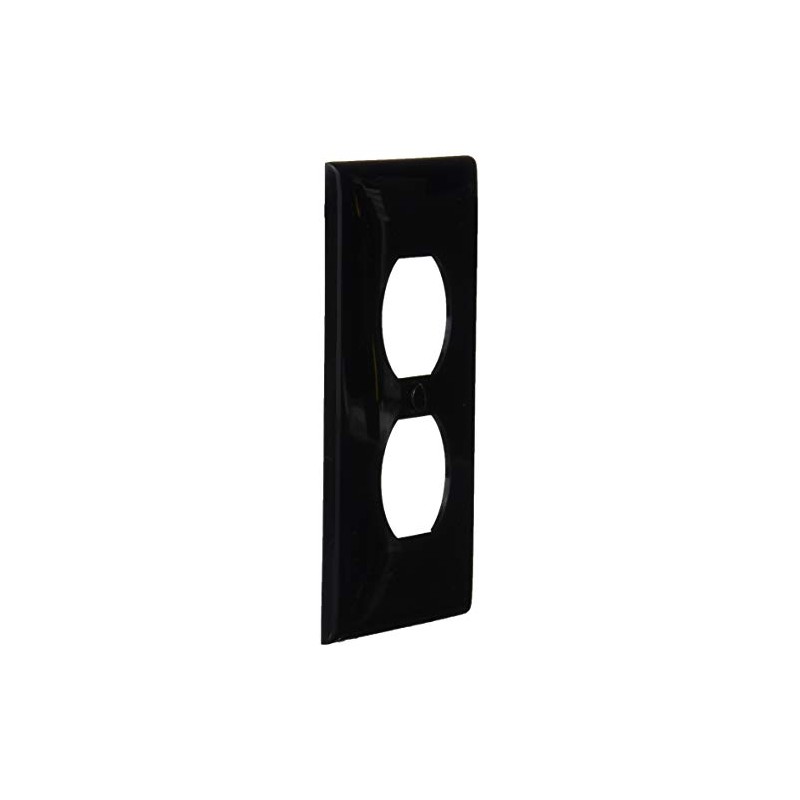 Leviton 1-Gang Duplex Device Receptacle Wallplate, Standard Size, Thermoplastic Nylon,