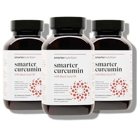 High Absorption Vegan Curcumin Softgels with Black Seed Oil & Ginger