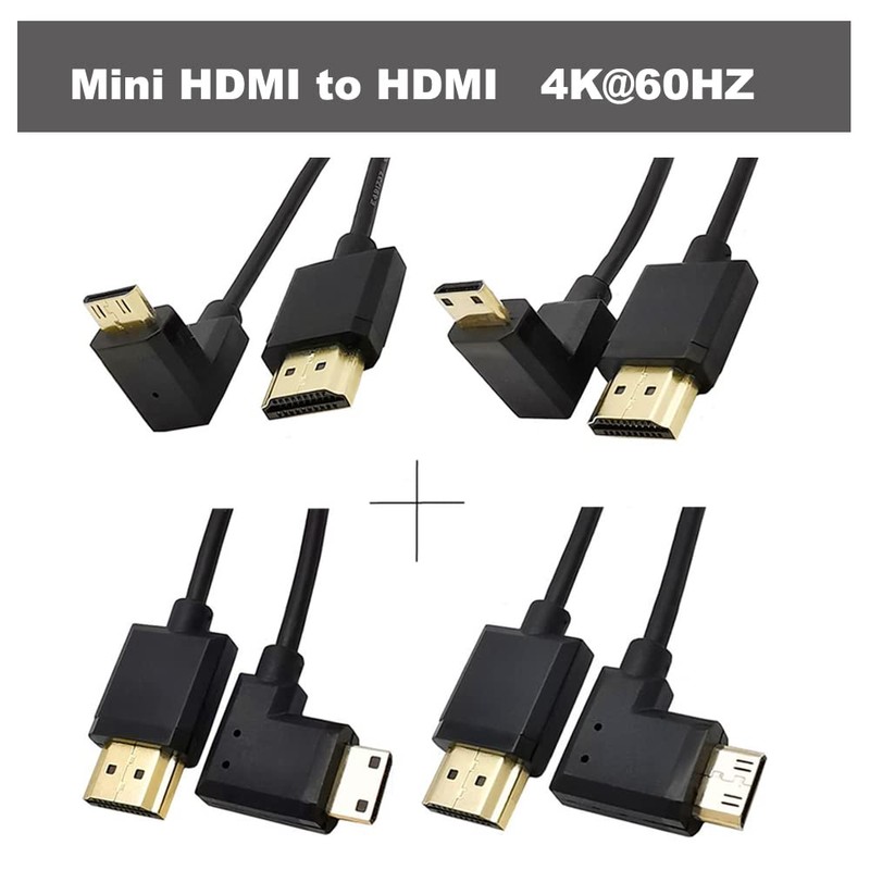 Kework 4ft HDMI 4K Coiled Cable, 90 Degree Right Angle