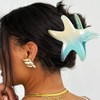 Gortin Starfish Claw Clips Acrylic Seashell Hair Clip Large Hair