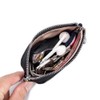 ZENSE - Black Leather Wallet & Keyring ZA0011, black