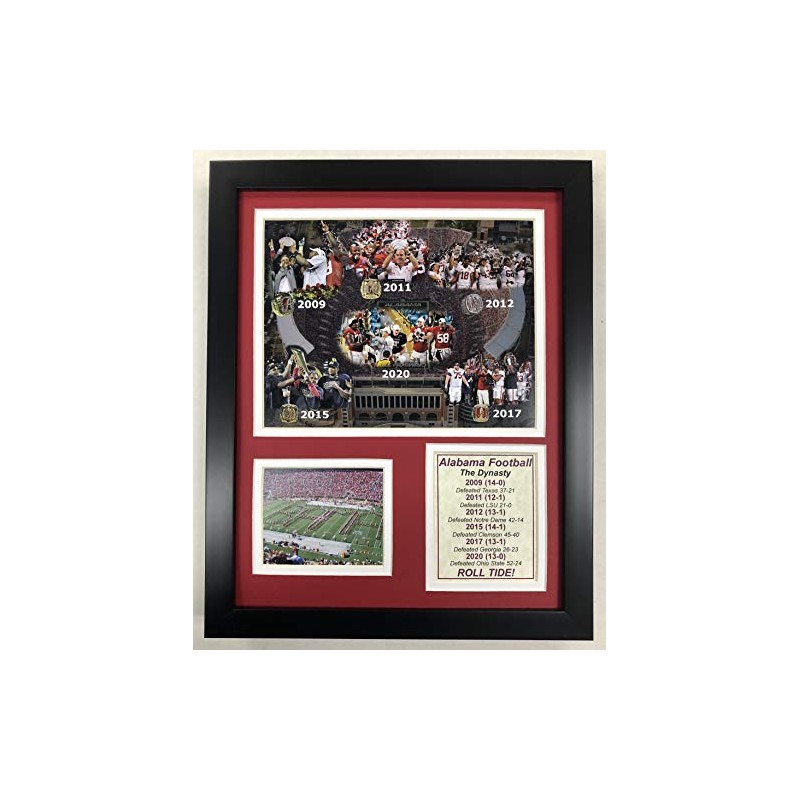 Alabama Crimson Tide | Dynasty | 12"x15" Framed Photo Collage