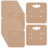 Ouligay Pack of 100 Earring Display Cards Stud Earrings Display