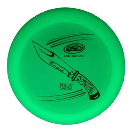 Lone Star Disc Glow Bowie | Overstable Disc Golf Distance Driver | Artist Stamp 170g+ | Durable & Smooth Premium Plastic | Accurate Backhand & Forehand Bombs | Colors May Vary