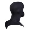 Diving Hood 3mm Neoprene Material Surf Hood Unisex Black Shoulder