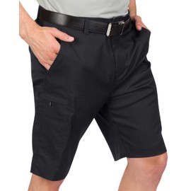Cargo Golf Shorts for Men - Dry Fit, Large Pockets, Lightweight, Moisture Wicking, 4-Way Stretch Black