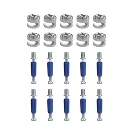 Cam Locks for Furniture 20 PCs, 12 x 11.2 mm Furniture Cam Lock Fasteners Compitable with IKEA Hardware Parts, Eccentric Wheels Repair Spare Parts Nut & Bolt Assortment Sets (12x11.2CamSet)