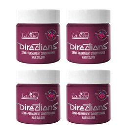 La Riche Directions Semi Permanent Hair Colour, Pack of 4 100 ml Tubs, Cerise