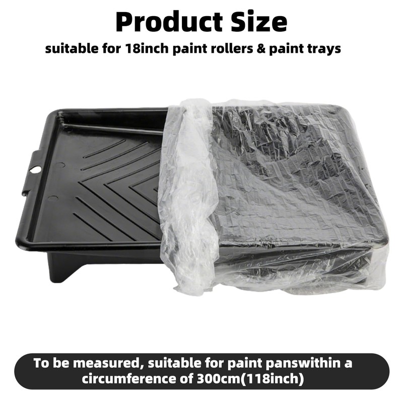 40 Pcs Paint Tray Liners, Disposable Paint Tray Liners, Disposable