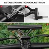 HUIOP Bike Handlebar Extender Aluminum Alloy Bike Handlebar Extension Bracket