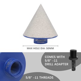 iMetrx 2'' Tile Cone Grinder Diamond Beveling Champfer Bits 50mm Diamond Countersink Drill Bits Calidad Tools Tile Tools brocas para CER