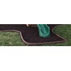 Playsafer 4' Flexible Interlocking Rubber Edging for Playgrounds (2 Pack,