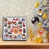 Christmas Countdown Calendar 24 Days Hanging Wooden Pendants for Christmas