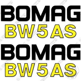 Aftermarket Fits Bomag BW5AS Decal Kit Roller BW 5 AS