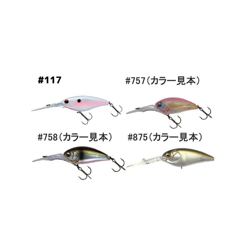 Imakatsu Imakatsu Shad IS-100#757 Crystal Cherry
