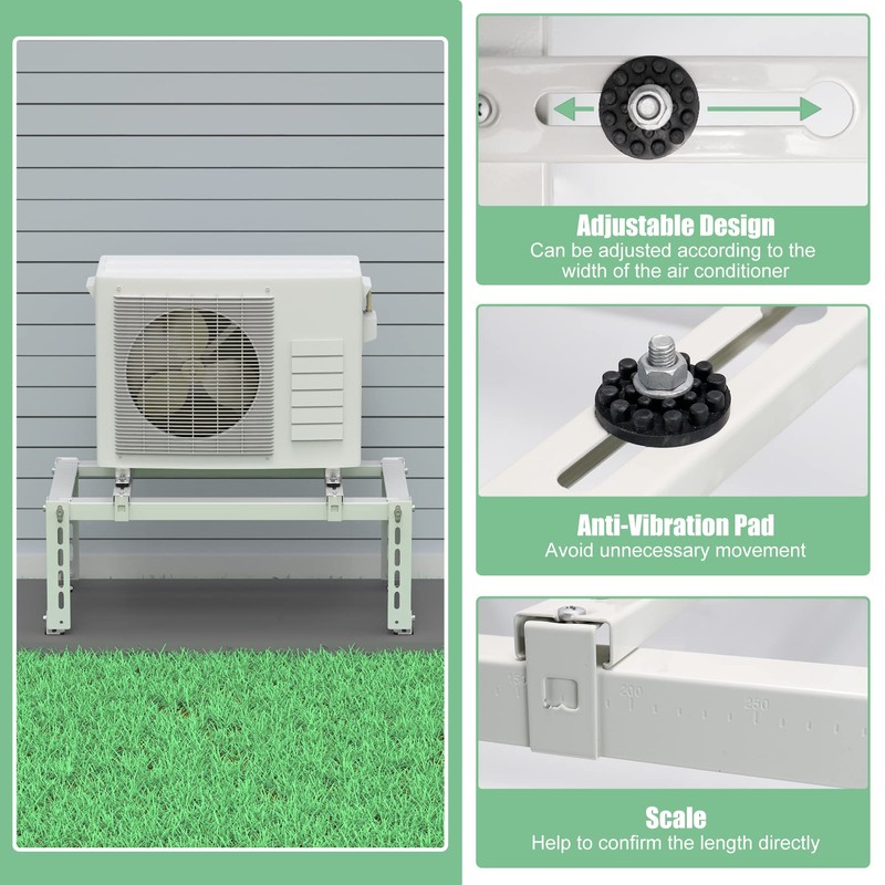 Memrita Mini Split Ground Stand for 9,000-24,000 BTU Air Conditioners