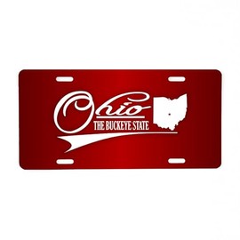 CafePress Ohio State of Mine Aluminum License Plate, Front License Plate, Vanity Tag
