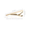 UJOY Mens Tie Pin Old Gold Tie Clip For Mens