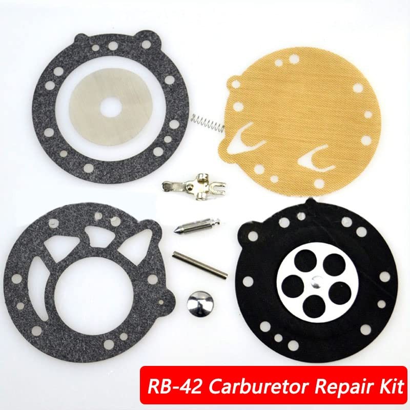 TopHomer Carburetor Carb Repair Set, RB-42 Chainsaw Replacement Kit for