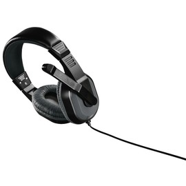 Hama PC Headset "Offbeat" mit Mikrofon (Over-Ear, Stereo, Lautstärkeregler und Mute-Taste am Kabel, 2 m Kabellänge, 3,5 mm Klinke) schwarz