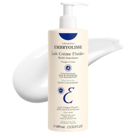 Embryolisse Embryolisse Lait Creme Fluid+ Face & Body Cream. Natural Lightweight Moisturizer for All Skin Types. Hydrating Lotion with Shea Butter & Aloe Vera, 13.52 Fl Oz