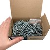 Pack of 100 DIN 7504 P Galvanised Steel 4.8 x