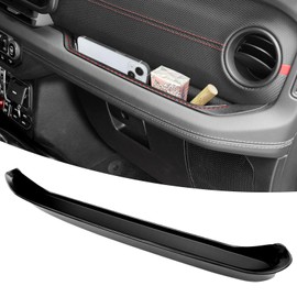 OUSUWO Grab Bar Tray Organizer Compatible with 2018-2023 Jeep Wangler JL JLU 4XE Rubicon Sahara & Gladiator JT Accessories, Passenger Side Grab Handle Storage Box, Interior GrabTray Accessories