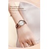 OLEVS Womens Quartz Watches Brown Leather Straps Rose Gold Easy