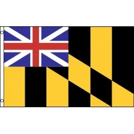 Trade Winds Calvert Arms Flag 3x5 King's Colours Colors Maryland Lord Baltimore Colonial US