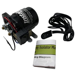 Smart 200 Amp Heavy Duty Battery Isolator Solenoid & Relay With Switch