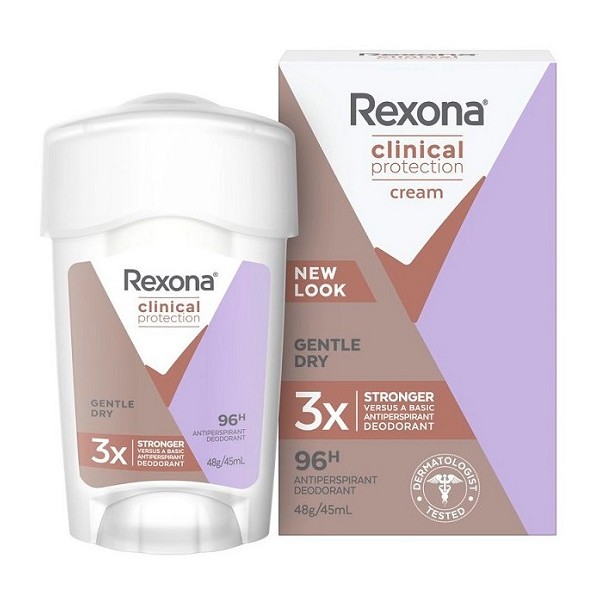 Rexona Clinical Protection Gentle Dry Deodorant Cream 45ml