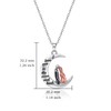 ZQAOFKC Nightmare Jewelry Sterling Silver Nightmare Necklace Nightmare Gifts Heart