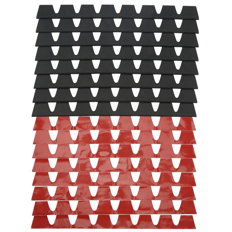 Anti Skid Bumper Protector, 8pcs Front Bumper Scrape Guard Black