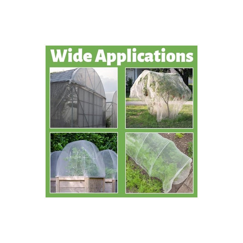 Heavy Duty 60 Mesh Garden Netting - Insect & Bird