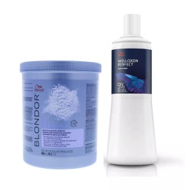 Wella (2 PACK) Wella Blondor Multi Blonde 7 Lightener & Dev 9% 30 Vol Duo, 33.8,28.2oz