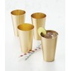 Cambridge EWMT04MTCB1BM 16 Oz Gold All-Purpose Cups, Set Of 4