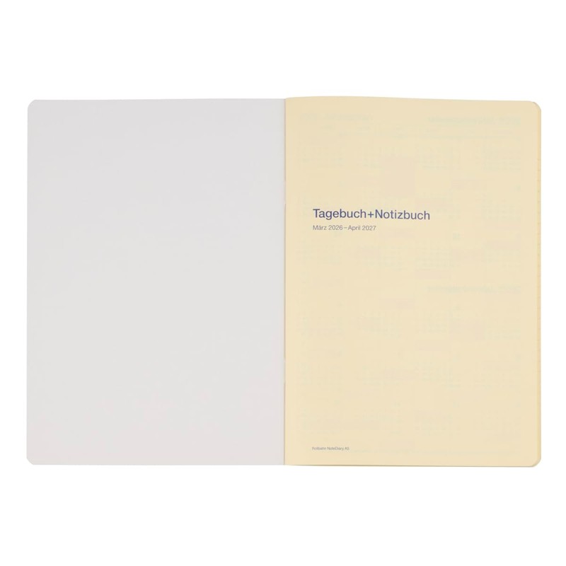 [Delphonics Notebook 2026-2027 Version/Starts March 2026] Rollbahn Note Diary Cola