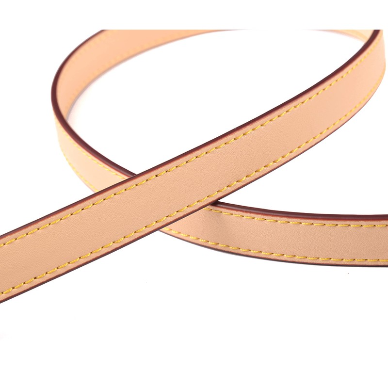 LDKJ Vachetta - Correa cruzada ajustable de cuero para mujer,