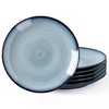 LERATIO Ceramic Dinner Plates Set of 6, 10.5 Inch Handmade