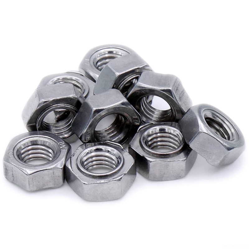 M12 (12mm) Weld Nut (Hex) - Stainless Steel (A2) (Pack