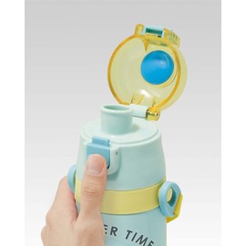 Skater SKDC3-A Water Bottle, 11.8 fl oz (350 ml), Minions 23 Children, Direct Drinking Cup, 2-Way, Includes Cup, Stainless Steel