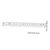 Operitacx 2pcs Rulers Long Plastic Measuring Tools for Carpenters Lightweight