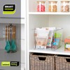 Smart Design Large Clear Storage Bin with Handles - 12.2"