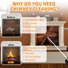 Sealegend 23 Feet Chimney Sweep Kit Chimney Brush, Chimney Cleaning