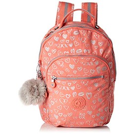 Kipling SEOUL GO S Children's Backpack, 35 cm, 14 liters, Multicolour (Hearty Pink Met)