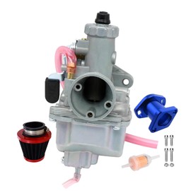 SVKCAR VM22 Carburetor Carb for Predator 212CC GX200 GX160 CT200U CT200U-EX BT200X KT196 196CC Mini Bike Go Kart (& Blue Intake Manifold & Air Filter)