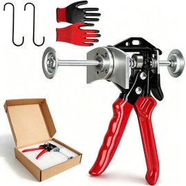 Heavy Duty Brake Caliper Compressor Tool for Brake Pad Replacement, Red