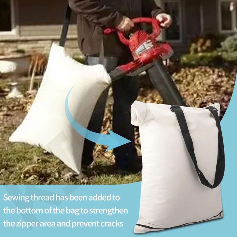 2 Pack 127-7040 Blower Debris Vacuum Bag/Leaf Blower Bag Compatible