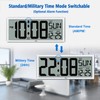 WallarGe 14.5'' Large Digital Wall Clock Battery Operated with Jumbo